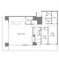 MJR熊本ザ・タワー 2604号の間取り