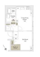 ビーフォート神楽坂の間取り