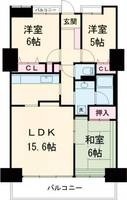 ダイアパレスロイヤルシティ東幸町の間取り