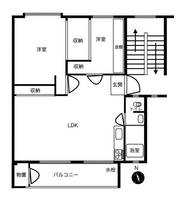 物件の間取り画像