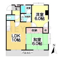 愛知県名古屋市南区弥生町(マンション)の賃貸物件の間取り