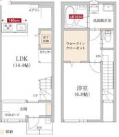 メゾネット フォーテラスの間取り