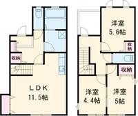 Rume 鶴崎の間取り