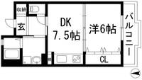ルゼフィール西宮丸橋町の間取り