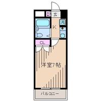 神奈川県川崎市中原区木月1(マンション)の賃貸物件の間取り