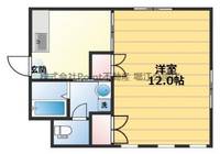 大阪府大阪市西区南堀江3(マンション)の賃貸物件の間取り