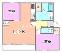 千葉県千葉市美浜区幸町1(マンション)の賃貸物件の間取り