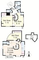 東京都世田谷区南烏山2(一戸建)の賃貸物件の間取り