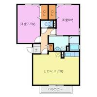 ソフィア・パーク B棟の間取り