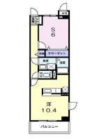 滋賀県東近江市東沖野2(マンション)の賃貸物件の間取り