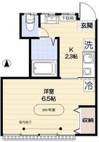 東京都日野市旭が丘2(アパート)の賃貸物件の間取り