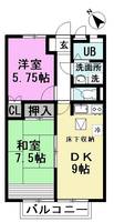 サニーエクセルAの間取り