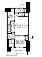 パークキューブ東品川の間取り