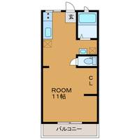 静岡県浜松市中央区飯田町(アパート)の賃貸物件の間取り