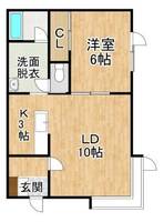 コーポフラワーIIの間取り