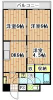 月田マンションの間取り