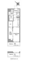 東京都江東区枝川1(マンション)の賃貸物件の間取り