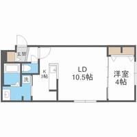 北海道札幌市中央区北二条東9(マンション)の賃貸物件の間取り