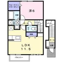 エピナール ララAの間取り