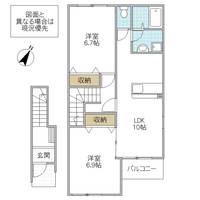 茨城県水戸市双葉台5(アパート)の賃貸物件の間取り