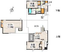 CB和白オーシャンフォルムの間取り