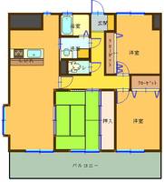 クレセール山室の間取り
