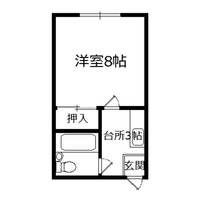 ミリオンハイツ奥野の間取り