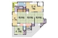 京都府京都市右京区嵯峨大覚寺門前六道町(一戸建)の賃貸物件の間取り