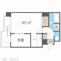 エスパシオ琴似の間取り