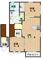 物件の間取り画像