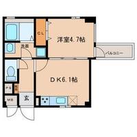 愛知県名古屋市中村区則武1(アパート)の賃貸物件の間取り