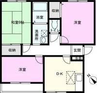 中野ハイツA棟の間取り