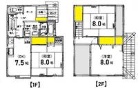 広島県広島市南区南蟹屋1(一戸建)の賃貸物件の間取り
