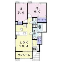 愛媛県四国中央市具定町(アパート)の賃貸物件の間取り
