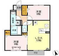 静岡県浜松市中央区舞阪町舞阪(アパート)の賃貸物件の間取り