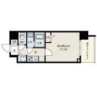 大阪府大阪市北区天神橋3(マンション)の賃貸物件の間取り