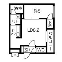 北海道札幌市東区北三十三条東15(マンション)の賃貸物件の間取り