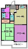 埼玉県さいたま市浦和区針ヶ谷3(マンション)の賃貸物件の間取り