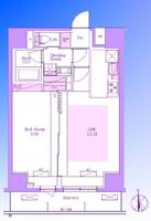 東京都八王子市南町(マンション)の賃貸物件の間取り