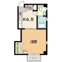 コーポアダマスの間取り