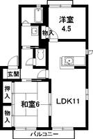 物件の間取り画像