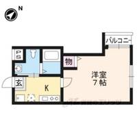 フラッティ千本鞍馬口の間取り