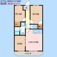 ホーテンシアNの間取り