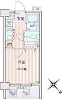 東京都目黒区南3(マンション)の賃貸物件の間取り