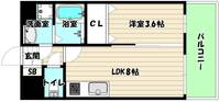 大阪府大阪市淀川区西三国1(マンション)の賃貸物件の間取り