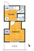 東京都北区志茂2(アパート)の賃貸物件の間取り