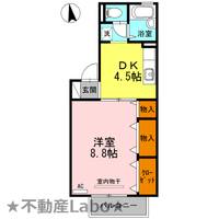 徳島県徳島市応神町古川字戎子野(アパート)の賃貸物件の間取り