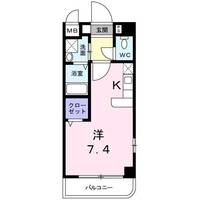 大阪府河内長野市楠町東(マンション)の賃貸物件の間取り