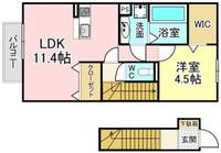 福岡県北九州市小倉北区篠崎2(アパート)の賃貸物件の間取り