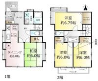 千葉県鎌ヶ谷市中佐津間1(一戸建)の賃貸物件の間取り